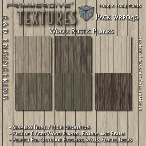 E&D ENGINEERING_ Textures - Wood Rustic Planks WRP040_